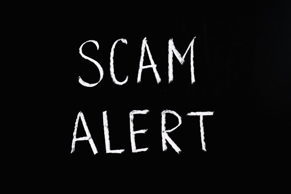 Police warning people about local market scam