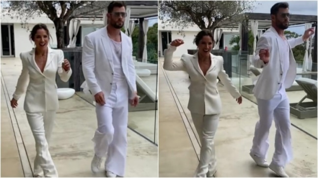 Chris Hemsworth dances to Bee Gees’ Stayin’ Alive with wife in viral video. Watch