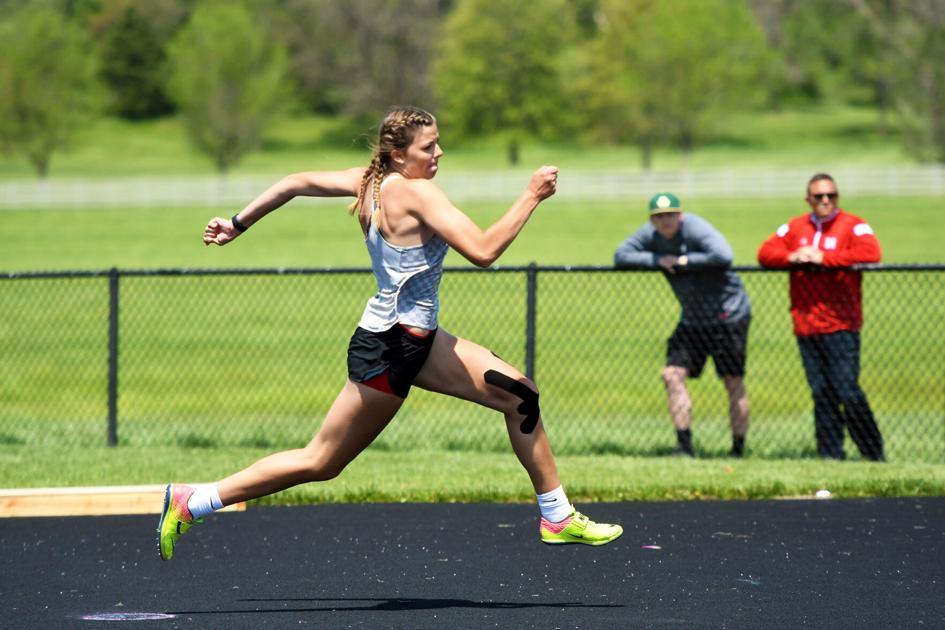 St. Joseph Christian’s Brooklyn Miller breaks record, wins district gold