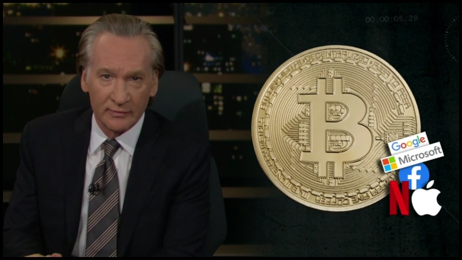 Bill Maher Says Bitcoin Is an Environment-Destroying Ponzi Scheme (Video)