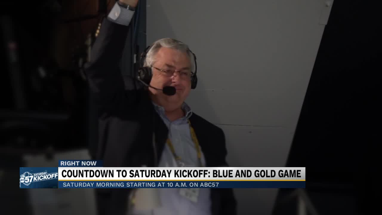 Coming up on ABC57 Saturday Kickoff for the Blue Gold game