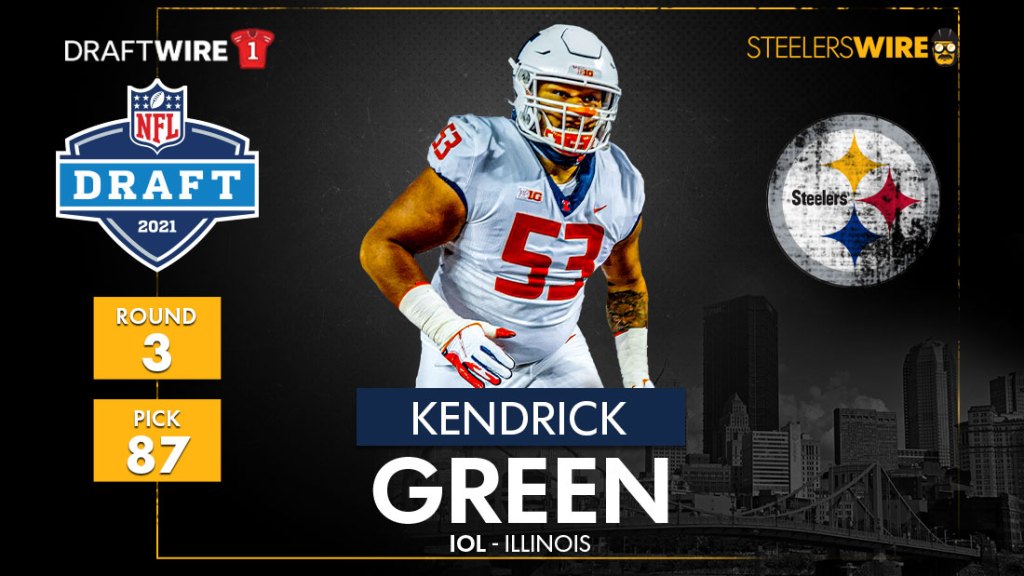 Where G/C Kendrick Green fits on the Steelers depth chart