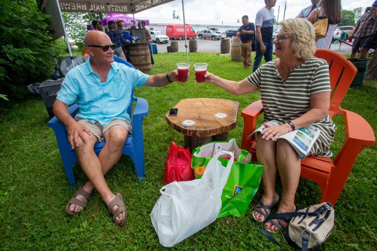 Biergarten opens at Lewisburg Farmers Market