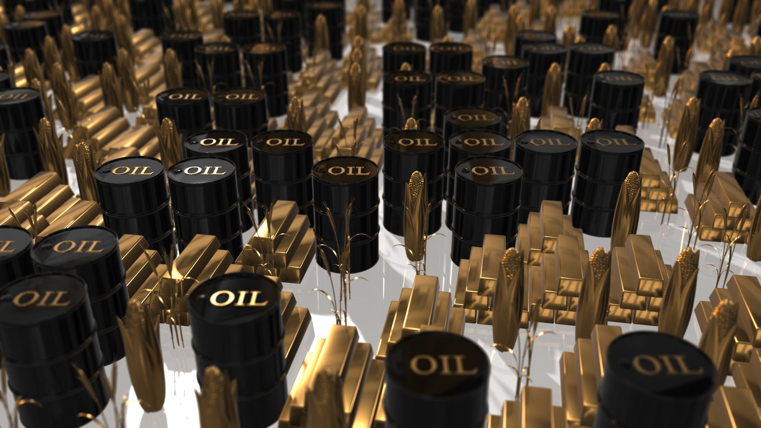 Commodities and Cryptos: Oil wins, Gold declines as yields rebound, Bitcoin steadies