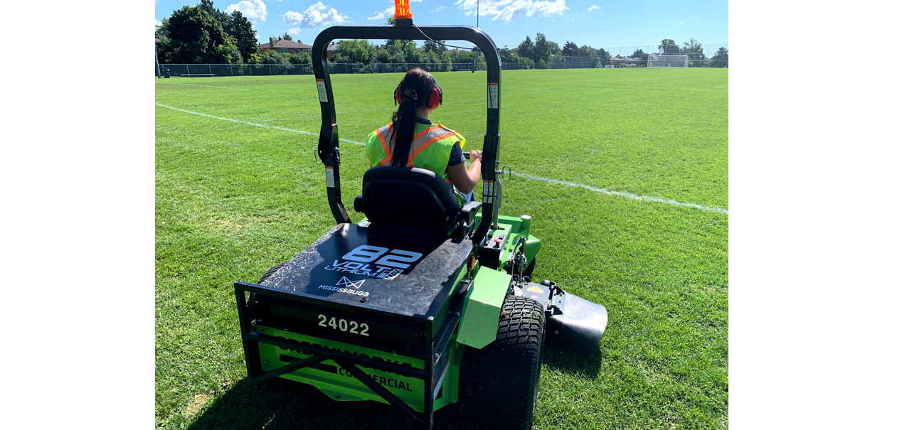 Mississauga’s green program will cut emissions and noise when the grass is mowed