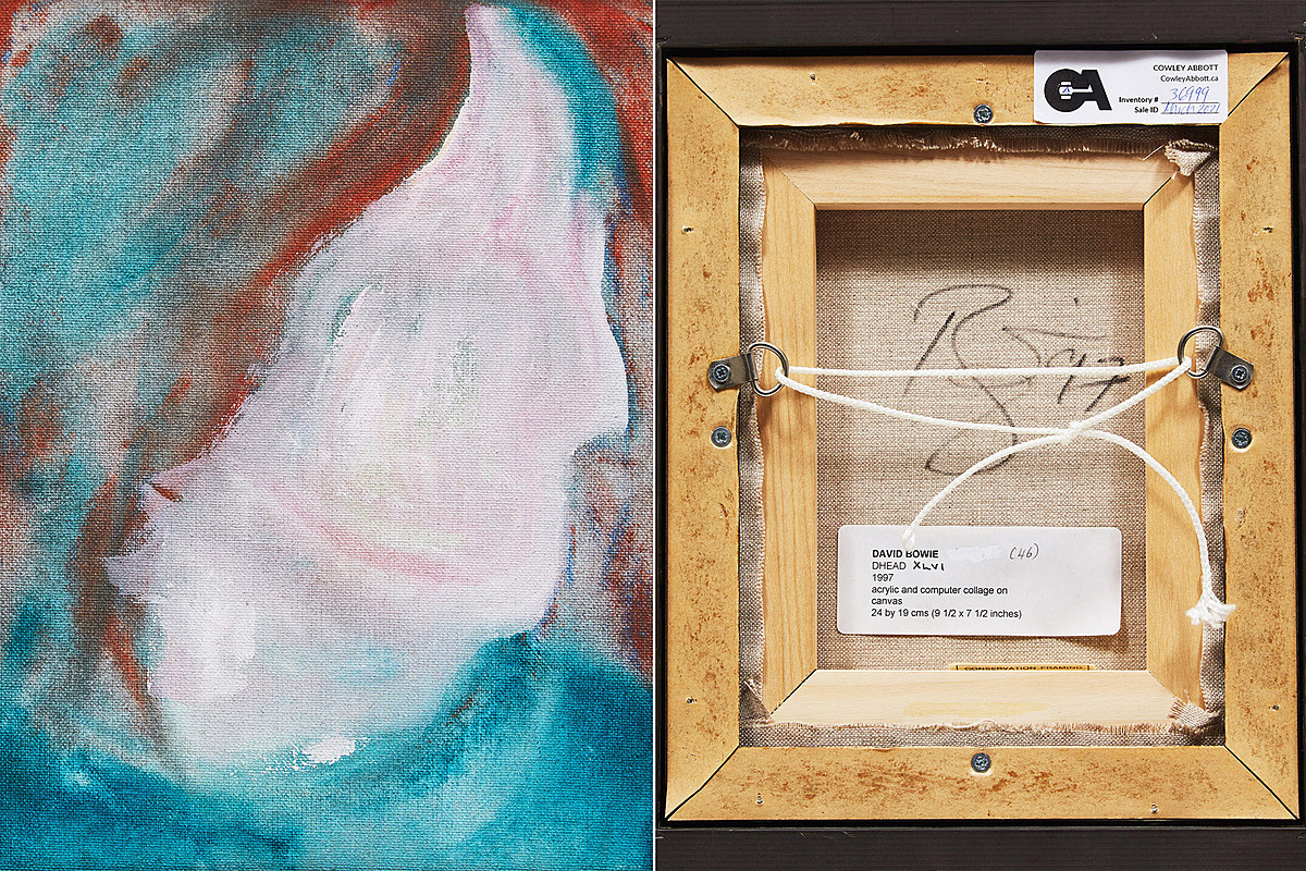 Rescued David Bowie Painting Will Sell for 10000 Times its Price