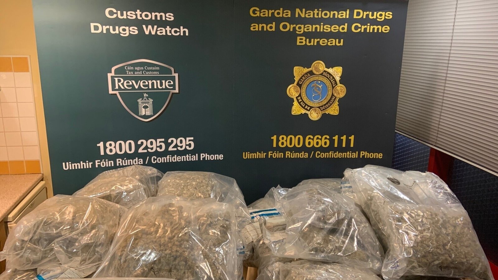 Man arrested after cannabis worth €740000 found on truck from Europe