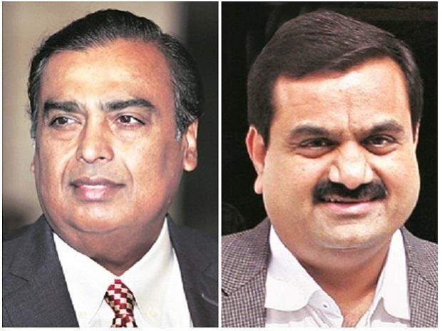 Mukesh Ambani and Gautam Adani. Two billionaires, one green ambition