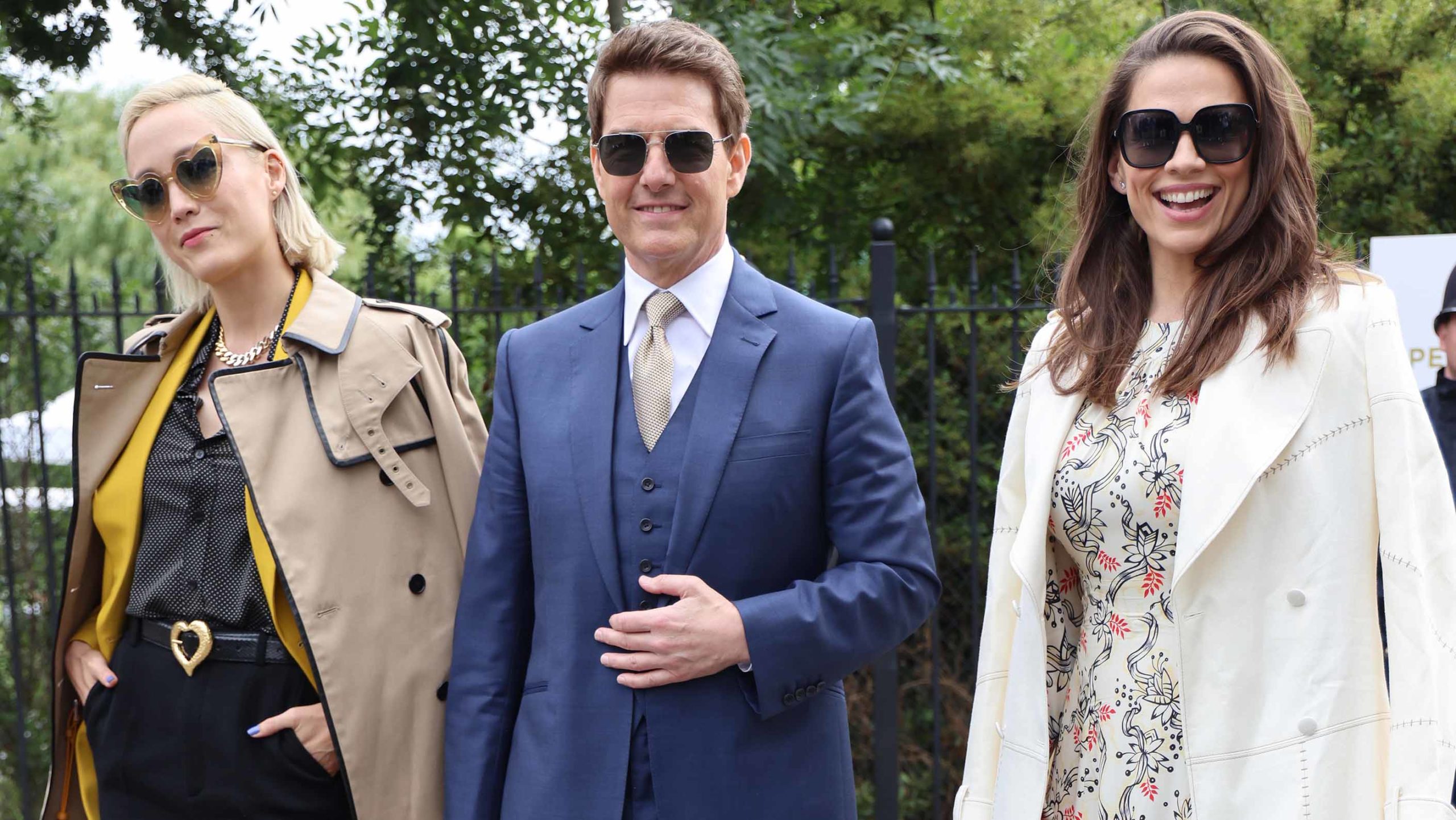 Tom Cruise Attends Wimbledon Finals With ‘Mission Impossible’ Co-Stars Hayley Atwell and Pom Klementieff