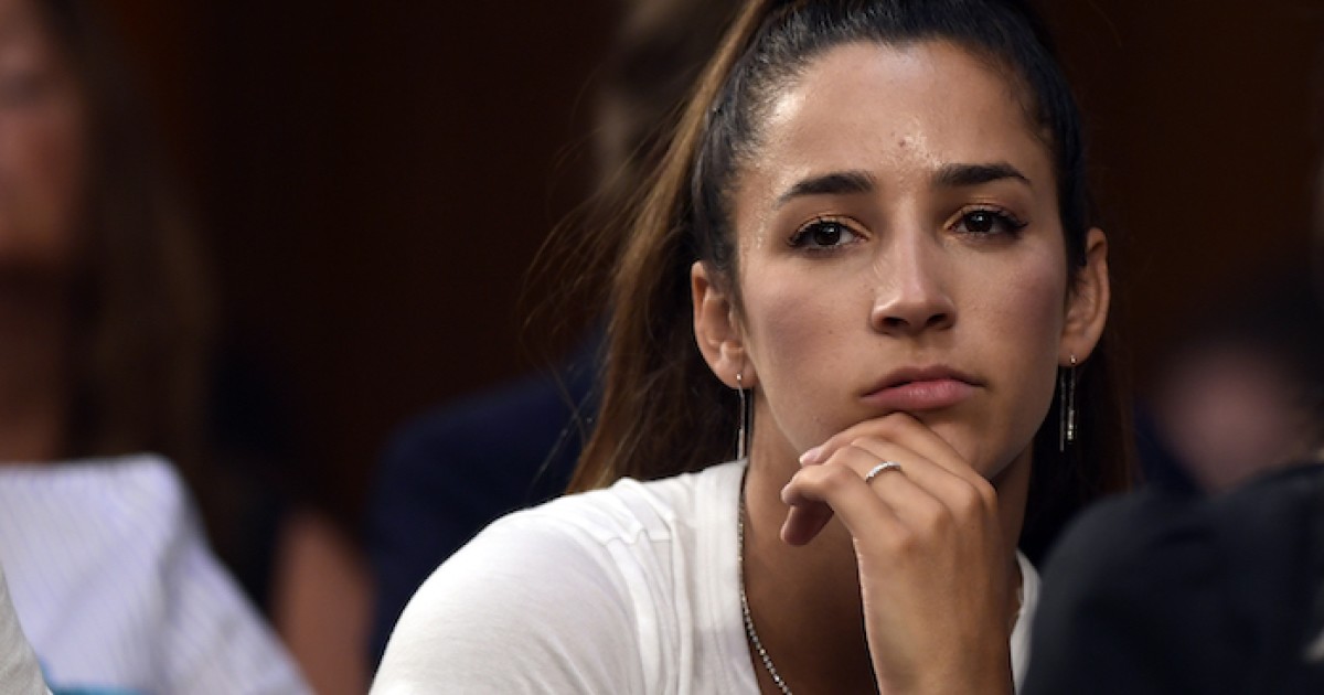 Olympic gold medalist Aly Raisman celebrates being reunited with lost dog