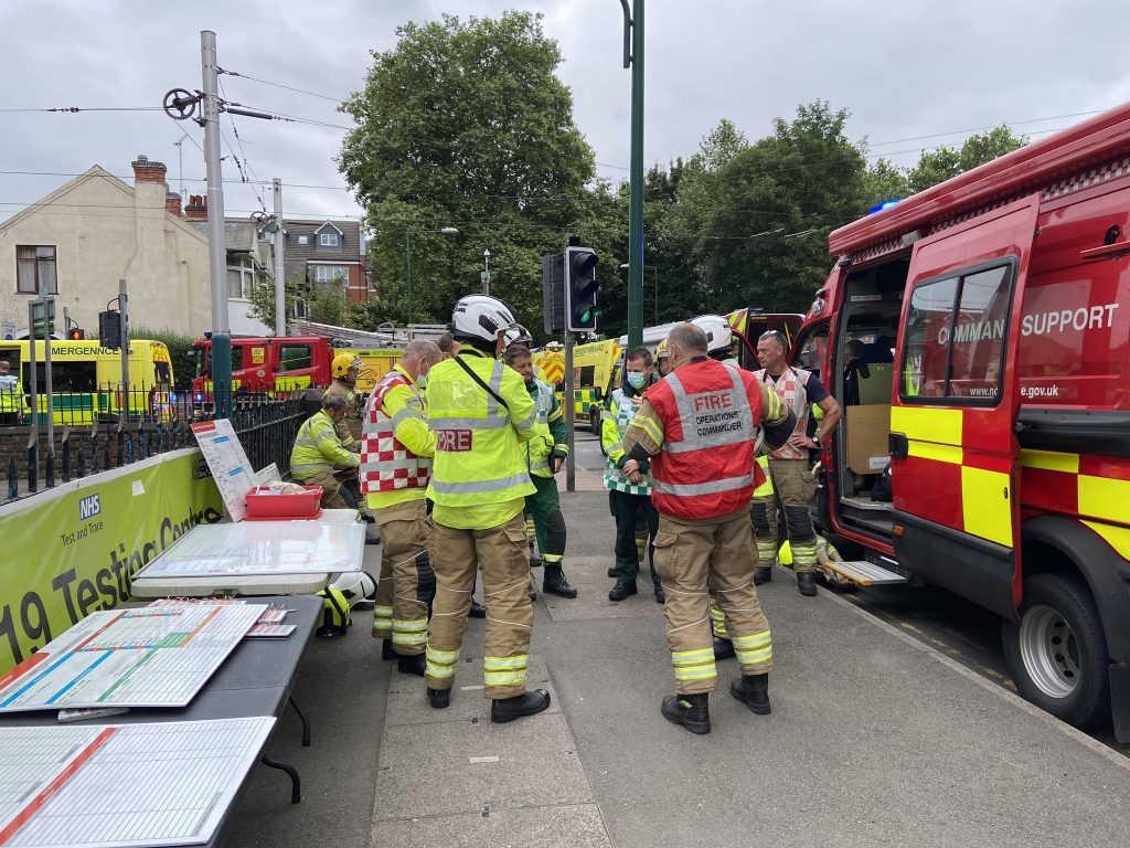 Eight fire crews tackle Hyson Green blaze