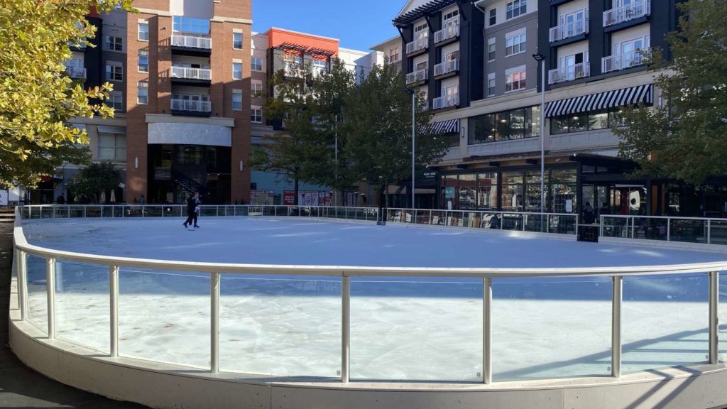 Pentagon Row Ice Skating Rink open for the season, a week earlier than last year