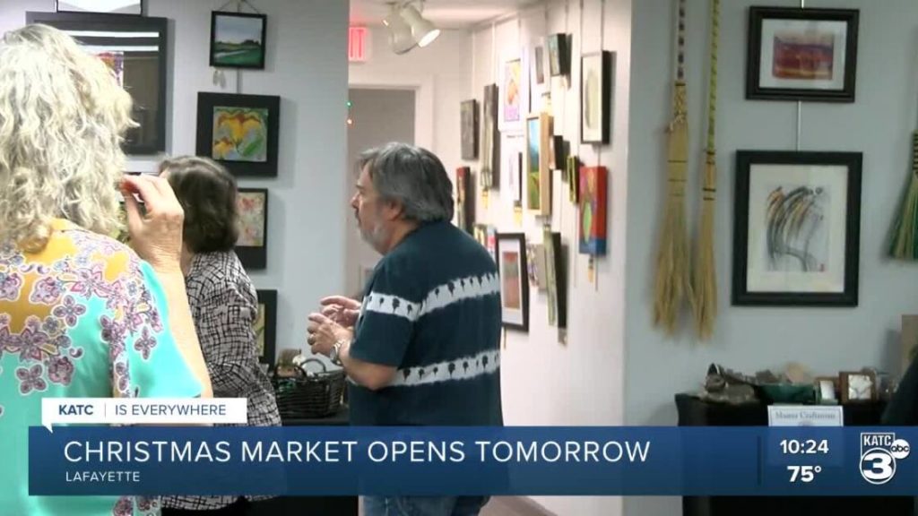 Lafayette Art Association Christmas market begins Saturday – KATC