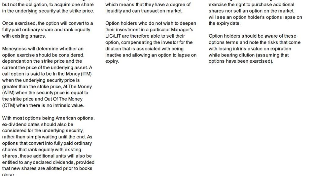 Top LIC picks and unlocking value through options/convertible securities – Livewire Markets