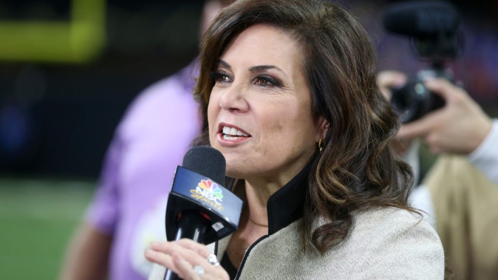 Days into new career, Michele Tafoya trends for her political comments