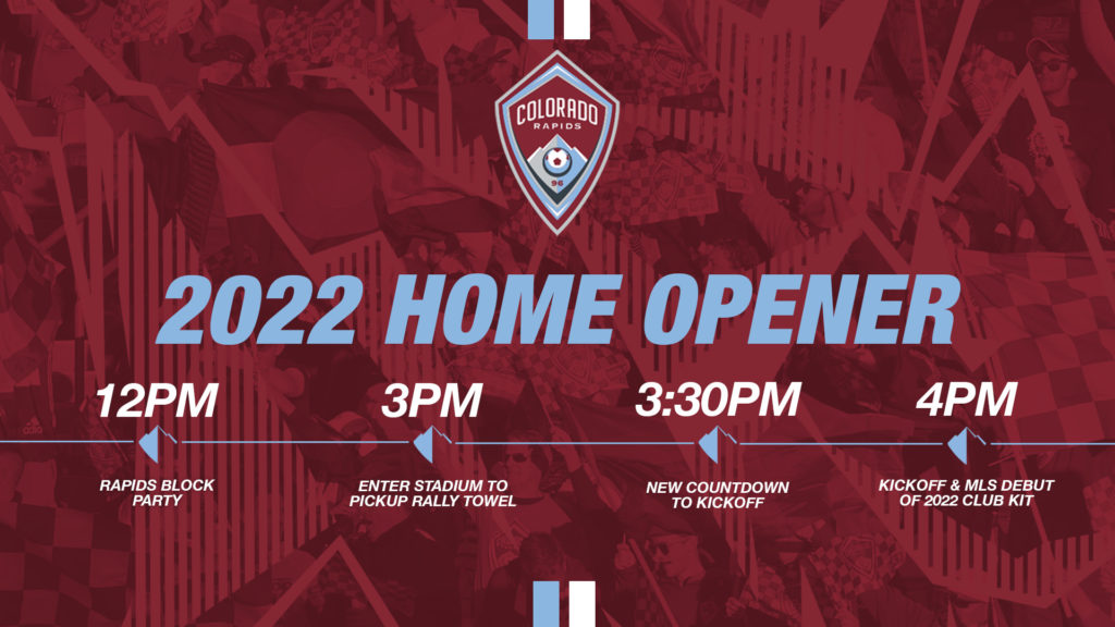 Bundle Up in Burgundy: Your Complete Gameday Timeline for the Rapids’ Home Opener …