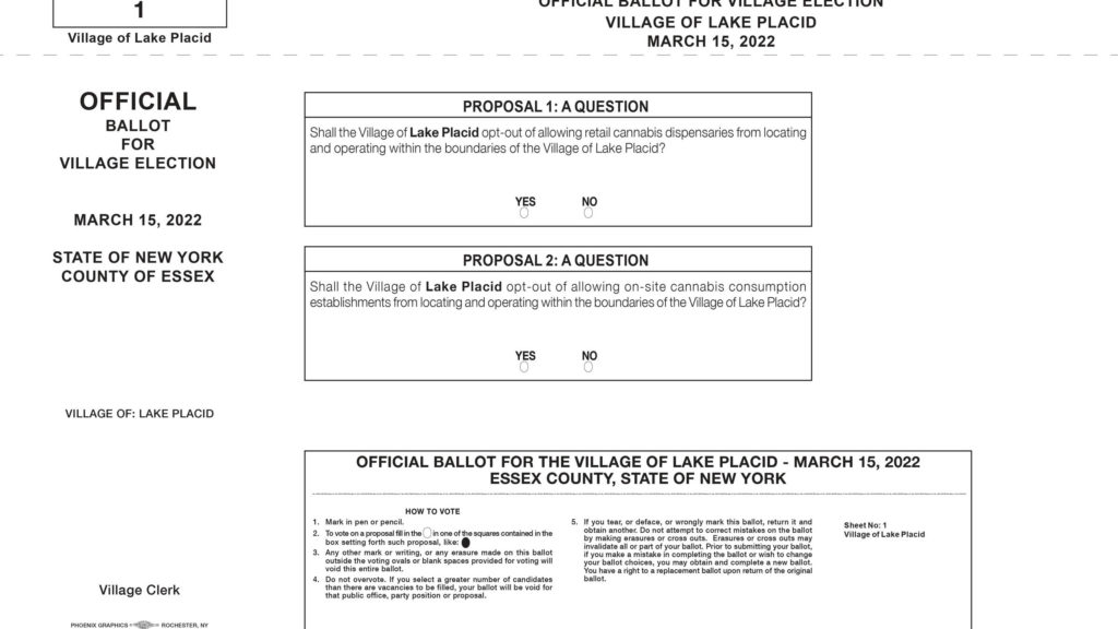 Voter guide: Cannabis in Lake Placid | News, Sports, Jobs – Adirondack Daily Enterprise