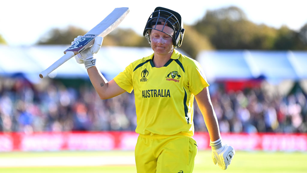 World reacts to stunning Alyssa Healy century – ICC Cricket