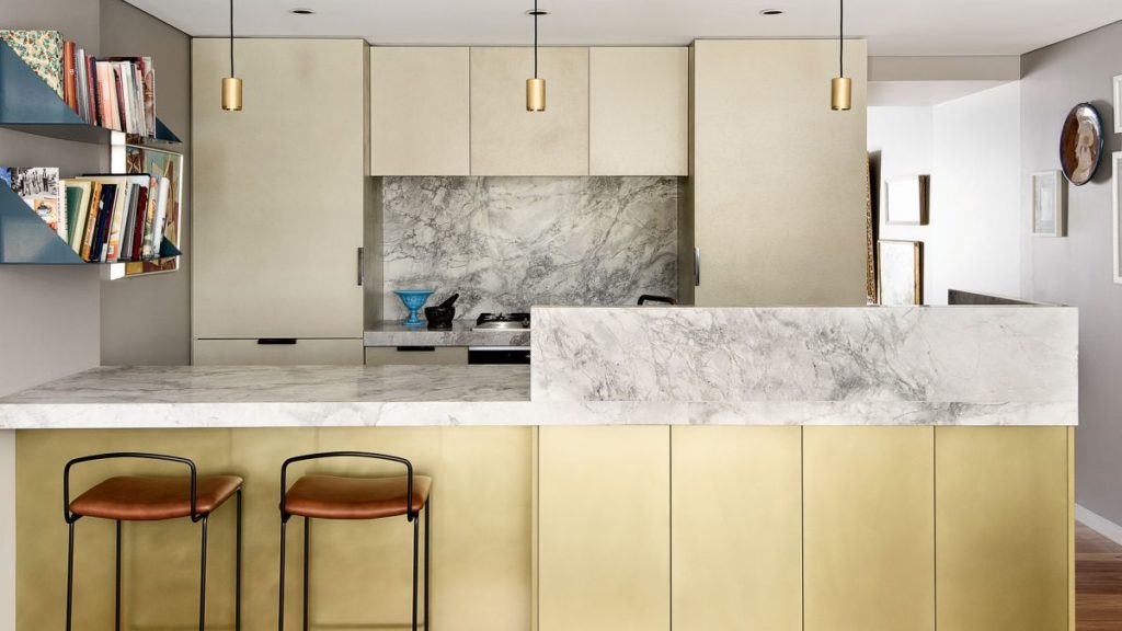 Veined kitchen countertops are trending – here’s why | Homes & Gardens