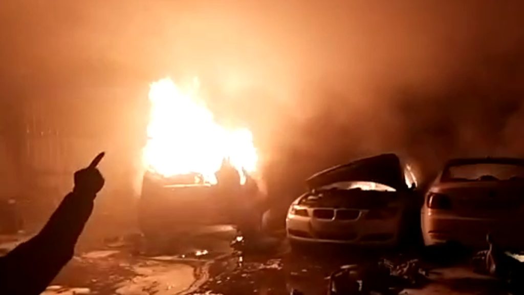 Hyderabad car workshop sees fire, high-end cars damaged | The News Minute